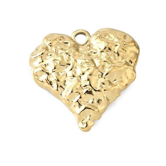 Кованые 304 подвески из нержавеющей стали, ионное покрытие (ip), сердце прелести