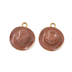 304 нержавеющей стальной эмали подвески, подвески в виде ковбойской шляпы, ионное покрытие (ip)