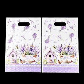 Полиэтиленовые пакеты, прямоугольник с лавандой