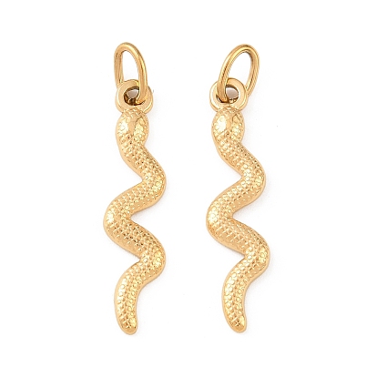 304 подвески из нержавеющей стали, змея, ионное покрытие (ip), с целью перехода в кольце