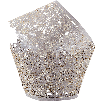 50 шт. бумажные формочки для выпечки, выдолбить цветочный вкладыш для кексов, аксессуары для выпечки