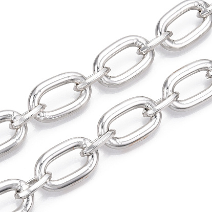 Aluminum Oval Link Chains, Unwelded