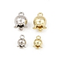 Alloy Charms, Flower Bud Charms, Rack Plating, Cadmium Free & Lead Free