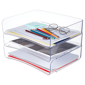 Soportes de exhibición transparentes de escritorio para mascotas y tarjetas