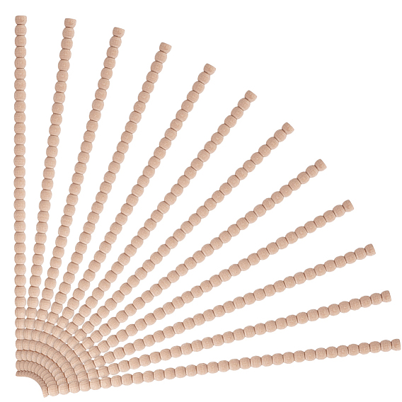 Деревянная карнизная черепица, для украшения кукольных домиков