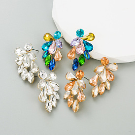 Sparkling Rhinestone Earrings for Women - Fashionable and Glamorous Jewelry Accessory