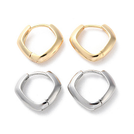 Rack Plating Brass Hoop Earrings, Long-Lasting Plated