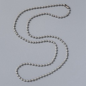 Iron Ball Chains Necklace for Men Women