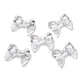 Transparent Acrylic Beads, Bowknot