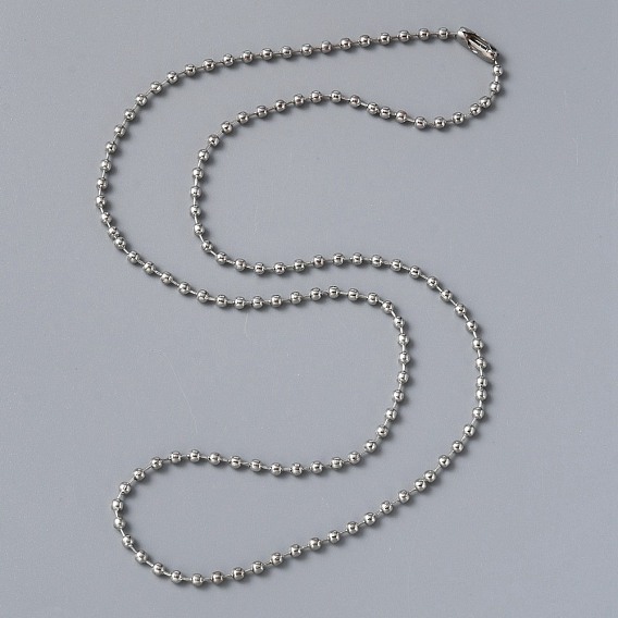 Iron Ball Chains Necklace for Men Women