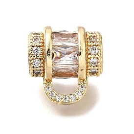 Сумочка латунные микро-паве кубические циркониевые бусины, стойки покрытие, долговечный