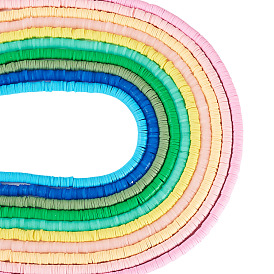 10 нити 10 стили нити из полимерной глины ручной работы, Диск / плоские круглые