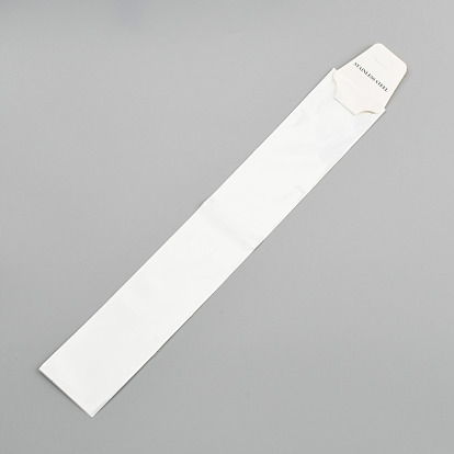 Rectangle Cellophane Bags, with Cardboard Display Cards