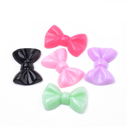 Кабошоны из смолы, бантом