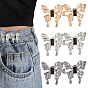 12 пары 3 цвета бабочки, регулируемые джинсовые пуговицы из сплава, подтяжка талии, швейные застежки для аксессуаров к одежде