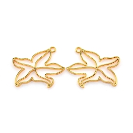 Подвесные подвески из сплава, для diy уф смолы, эпоксидная смола, Прессованные цветочные украшения, морская звезда