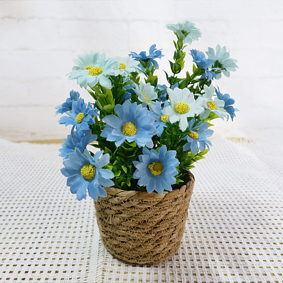 Silk Cloth Flower Pot, Artificial Flower, Pretending Prop Decorations