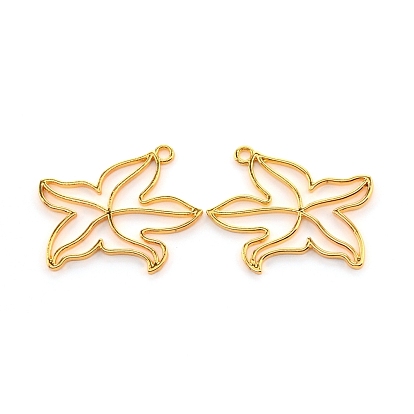 Подвесные подвески из сплава, для diy уф смолы, эпоксидная смола, Прессованные цветочные украшения, морская звезда