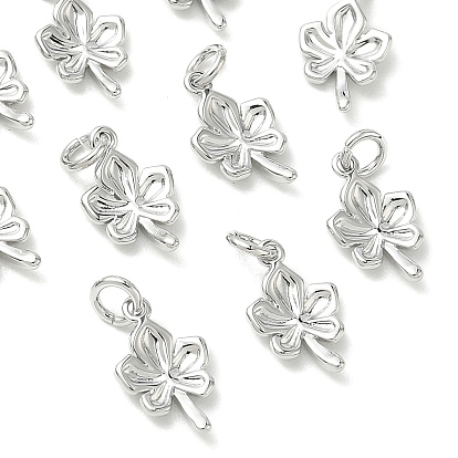 Shegrace Messinganhänger, Cadmiumfrei und Nickel frei und Bleifrei, Blatt Charme