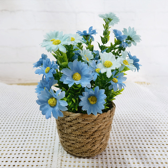 Silk Cloth Flower Pot, Artificial Flower, Pretending Prop Decorations