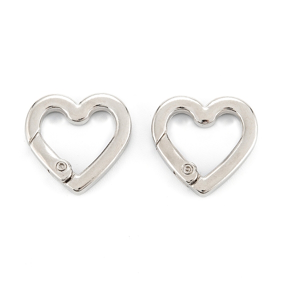 Пружинные кольца из цинкового сплава, сердце кольца