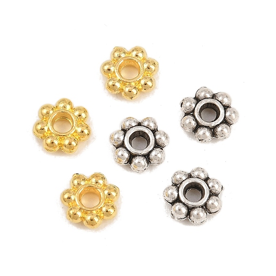 Бусины разделители из сплава , цветок