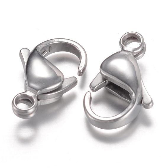 304 Stainless Steel Lobster Claw Clasps