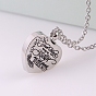 Alloy Heart with Word Urn Ashes Necklace, Pendant Necklace for Women