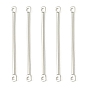 SHEGRACE Brass Connector Charms, Bar Links, Cadmium Free & Nickel Free & Lead Free