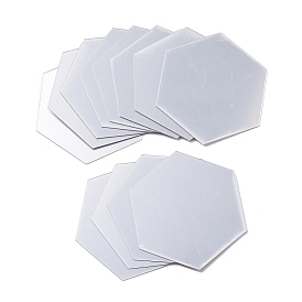 Stickers muraux miroir hexagonal, feuilles de miroir acryliques auto-adhésives, pour la maison salon chambre décor