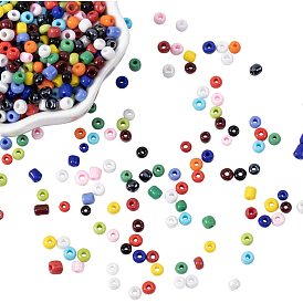 Glass Seed Beads, Opaque Colours Seed, Small Craft Beads for DIY Jewelry Making, Round