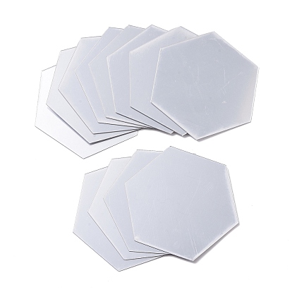 Stickers muraux miroir hexagonal, feuilles de miroir acryliques auto-adhésives, pour la maison salon chambre décor