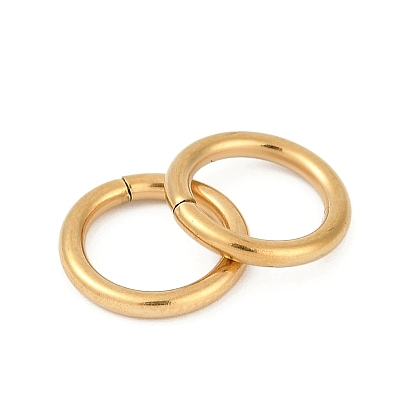 304 из нержавеющей стали открыты кольца прыжок, круглые, ионное покрытие (ip), стойки покрытие