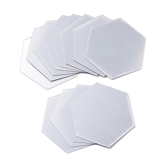 Stickers muraux miroir hexagonal, feuilles de miroir acryliques auto-adhésives, pour la maison salon chambre décor