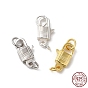 925 Sterling Silver Lobster Claw Clasps, with Jump Rings, Lock
