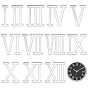 Cabochons acryliques, chiffre romain 1~12