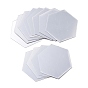 Stickers muraux miroir hexagonal, feuilles de miroir acryliques auto-adhésives, pour la maison salon chambre décor