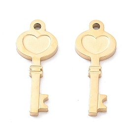 Вакуумное покрытие pvd 304 подвеска-кабошон из нержавеющей стали для эмали, ручная полировка, ключ