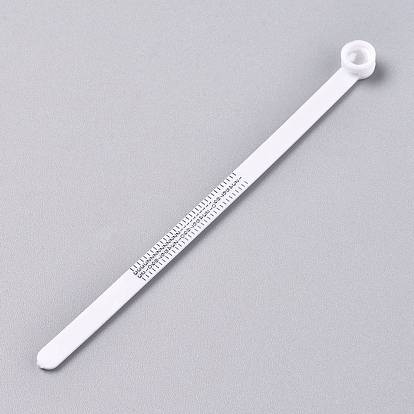Ringgröße aus Kunststoff, chinesische Version Fingermessstandards, Messfinger Messgürtel für Herren- und Damengrößen