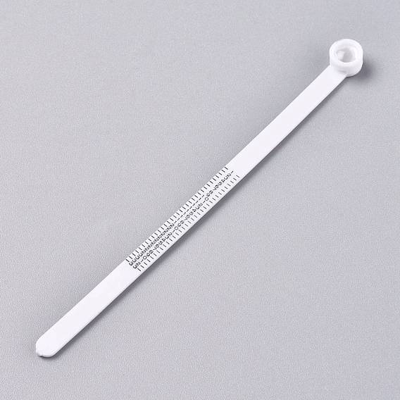 Ringgröße aus Kunststoff, chinesische Version Fingermessstandards, Messfinger Messgürtel für Herren- und Damengrößen