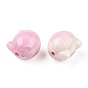 Opaque Acrylic Beads, Two Tone, Cat