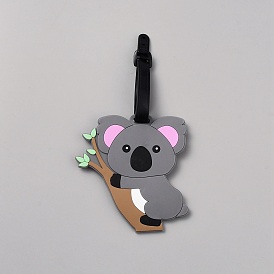 PVC Luggage Tag, Travel ID Labels, Suitcase Name Tags, Koala