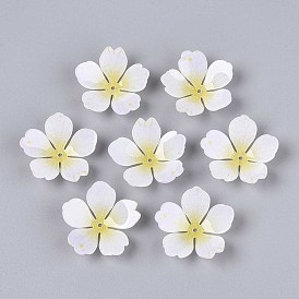 Колпачки для акриловых бусин в виде цветов, для изготовления ювелирных изделий DIY