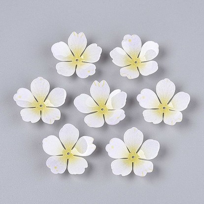 Колпачки для акриловых бусин в виде цветов, для изготовления ювелирных изделий DIY