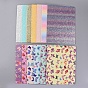 Double-Faced Imitation Leather Fabric, Frosted, Glitter Powder, for DIY Earrings Making