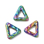 Ion Plating(IP) 304 Stainless Steel Links, Triangle Connector, Hammered