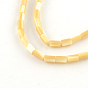 Column Natural Trochid Shell/Trochus Shell Beads Strands, 5~6x3.5mm, Hole: 0.5mm, about 68pcs/strand, 15.7 inch