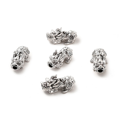 Alloy European Beads, Large Hole Beads, Tiger