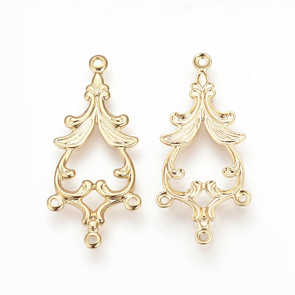 Lustre laiton liens de composants, sans cadmium et sans nickel et sans plomb, plat rond
