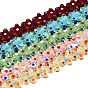 Handmade Lampwork Beads Strands, Star & Polka Dot